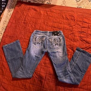Miss Me boot cut jeans size 28